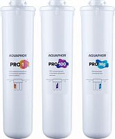 Комплект картриджей Аквафор Pro1 Pro100 ProMg для проточных фильтров