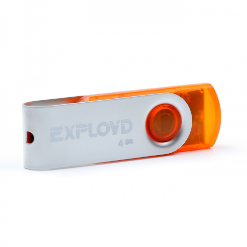 Флеш-накопитель USB  4GB  Exployd  530  оранжевый (EX004GB530-O) фото 3