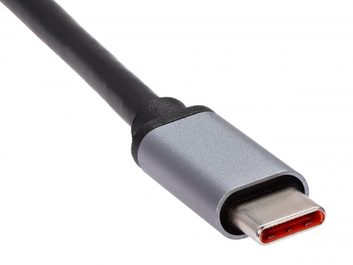 USB-концентратор USB3.1 Type-CM-->HDMI 4K*60Hz +3USB3.1(10Гбс)+RJ45+TF+SD+PD VCOM <CU4641> (1/125) фото 12