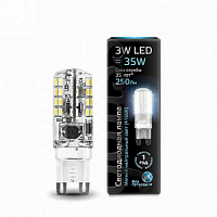 Лампа светодиодная GAUSS G9 AC150-265V 3W 4100K 1/10/200