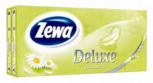 Платки носовые Zewa Deluxe 3-слойн. белый (упак.:10пач) (53107)