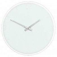 Innova Часы W09656, муранское стекло, диаметр 35 см, цвет белый (6/108)