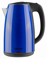 Чайник электрический Galaxy GL 0307 1.7л. 2000Вт синий/черный (корпус: нержавеющая сталь/пластик)