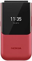 Мобильный телефон Nokia 2720 Flip Dual sim 4Gb 512Mb красный раскладной 3G 4G 2Sim 2.8" 240x320 KaiOS 2Mpix 802.11 b/g/n GPS GSM900/1800 GSM1900 MP3 F