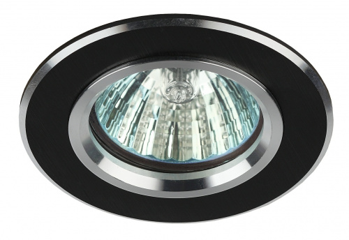 Светильник ЭРА алюминиевый MR16 KL58 SL/BK, 50W, серебро/черный (1/100) (Б0017257) фото 3