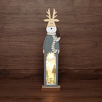 Фигурка деревянная NEON-NIGHT с подсветкой "Рождественский олень" 11х5х47 см (1/24)