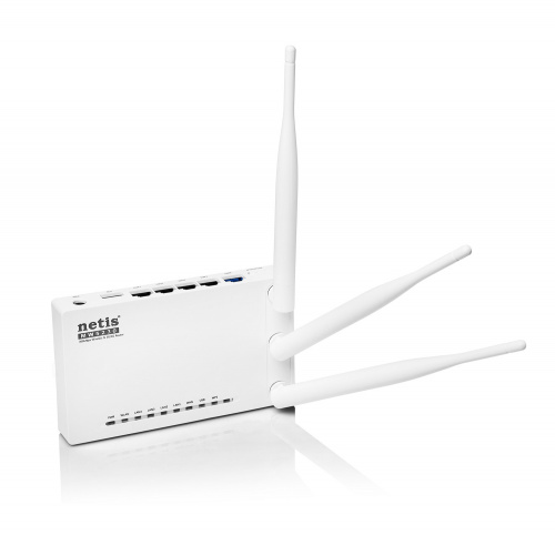 Роутер NETIS MW5230, скорость до 300 Мбит/с с поддержкой USB 3G/4G модемов, белый (1/30) фото 3