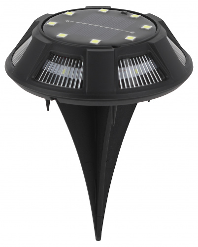 Светильник ЭРА уличный ERAST024-01 на солнечной батарее подсветка Таблетка, сталь, пластик d 11 см (1/24) (Б0057662) фото 2