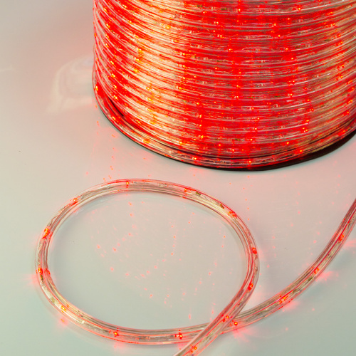 Дюралайт NEON-NIGHT LED, свечение с динамикой (3W) - красный, 36 LED/м, бухта 100м (100/100) фото 2