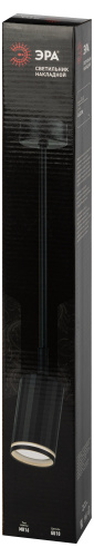 Светильник ЭРА накладной настенно-потолочный спот OL43 BK MR16 GU10 IP20 черный (1/40) (Б0058490) фото 6
