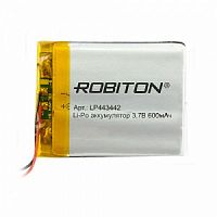 Аккумулятор ROBITON LP443442 3.7В 600мАч PK1