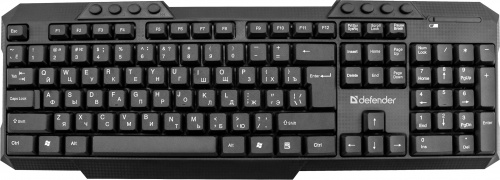 Комплект беспроводной Клавиатура + Мышь DEFENDER Jakarta C-805 RU, полноразмерный, черная (1/20) (45805) фото 5