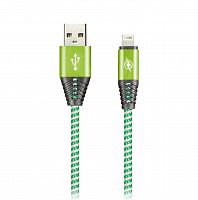 Кабель Smartbuy USB -8pin HEDGEHOG зеленый 2 А, 1 м (ik-512HH green)