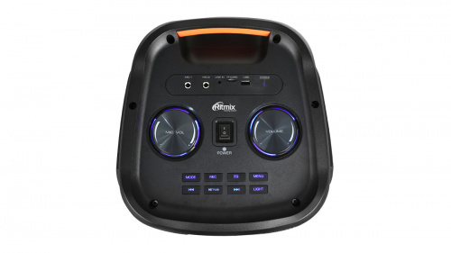 Портативная акустика напольная RITMIX SP-925B black Bluetooth-колонка, FM радио, RGB подсветка, AUX, USB, microSD, черный (1/2) (80002734) фото 4