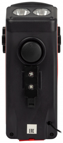Фонарь ЭРА VA-802 велосипедный светодиодный аккумуляторный powerbank сигнал держатель для телефона 5W (1/50) (Б0058230) фото 3