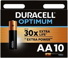 Батарея Duracell Alkaline LR6 Optimum AA (10шт) блистер