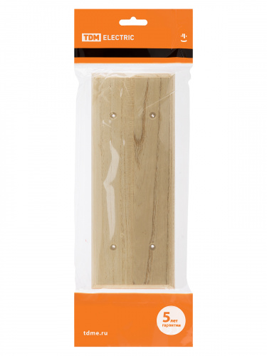 Накладка на бревно деревянная универсальная НБУ 1Пх3 280 мм, сосна TDM (1/6/48) фото 2