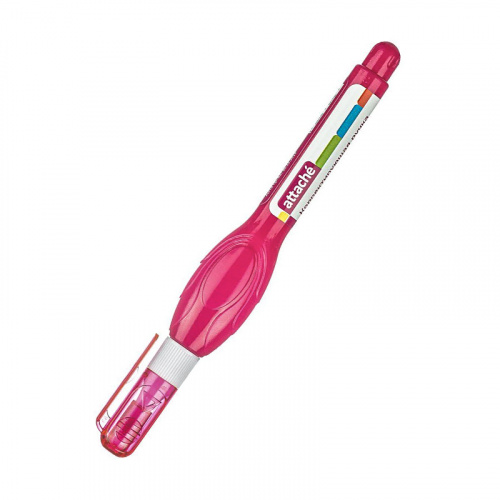 Корректирующая ручка Attache 5 мл с металлическим наконечником цвет ассорти (1/12) фото 2