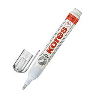Корректирующая ручка KORES Metal Tip 10мл, метал наконечник 83318/83301 (1/12)