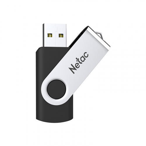 Флеш-накопитель USB 3.0  64GB  Netac  U505  чёрный/серебро (NT03U505N-064G-30BK)