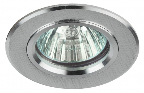 Светильник ЭРА алюминиевый MR16 KL58 SL, 50W, серебро (1/100) фото 3