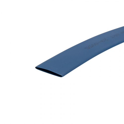 Трубка термоусаживаемая 10,0/5,0 мм синяя, ролик 2,44 м REXANT (1) фото 2