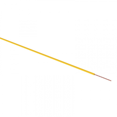 Провод ПГВА REXANT 1х1.00 мм², желтый, бухта 100 м (1/8)