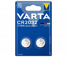 Элемент питания VARTA  CR 2032 Electronics (2 бл)  (2/20/100) (06032101402)