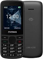Мобильный телефон Digma A250 Linx 128Mb 0.048 черный моноблок 3G 4G 2Sim 2.4" 240x320 GSM900/1800 GSM1900 (1888916)