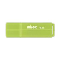 USB  16GB  Mirex  LINE  зелёный  (ecopack)