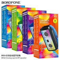 Колонка портативная Borofone BR26, Daring, Bluetooth, цвет: синий (1/24) (6974443387216)