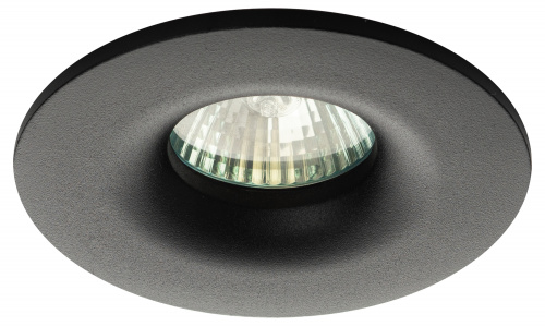 Светильник ЭРА встраиваемый алюминиевый KL105 BK MR16 GU5.3 черный (1/100) (Б0059792) фото 2