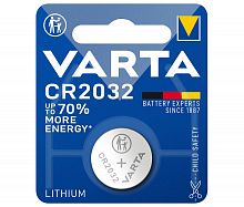 Элемент питания VARTA  CR 2032 Electronics (1 бл)  (1/10/100) (06032112401)