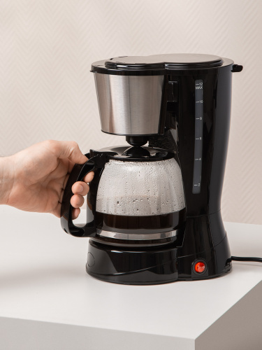 Кофеварка капельная TDM «Гефест 2», 800 Вт, объем 1,5 л, съемный фильтр, поддержание температуры, (1/6) фото 3