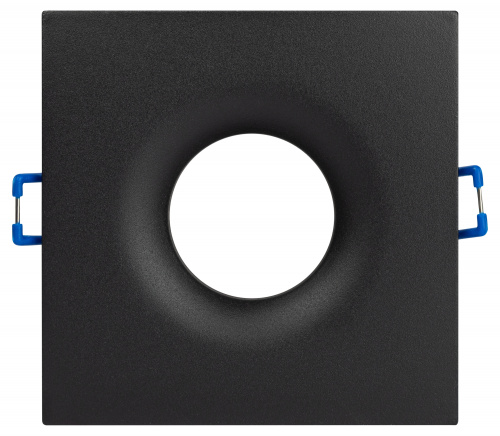 Светильник ЭРА встраиваемый алюминиевый KL104 BK MR16 GU5.3 черный (1/100) (Б0059794) фото 3