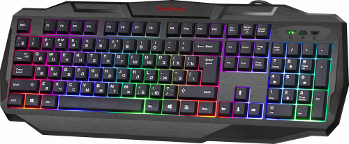 Клавиатура Defender Ultra HB-330L RU, подсветка, черный (1/20) (45330) фото 4