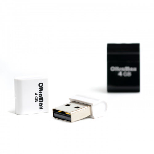 Флеш-накопитель USB  4GB  OltraMax   70  белый (OM-4GB-70-White) фото 4