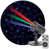 Проектор лазерный ЭРА Калейдоскоп 3 цвета. лазерный 220В IP44 (1/12) (Б0047976)