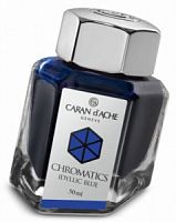 Флакон с чернилами Carandache Chromatics (8011.140) Iddyllic blue чернила 50мл