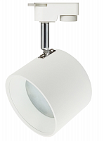 Светильник ЭРА трековый под лампу Gx53, алюминий, цвет белый+серебро (30/360) TR15 GX53 WH/SL