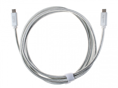 Кабель USB 3.1 Type Cm -- Cm  IC 5А 20Gbs длина 2M, Telecom <TC420S-2M> черный (1/125) фото 3