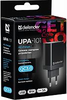 Сетевое ЗУ DEFENDER UPA-101 1 порт USB, 18W, QC 3.0
