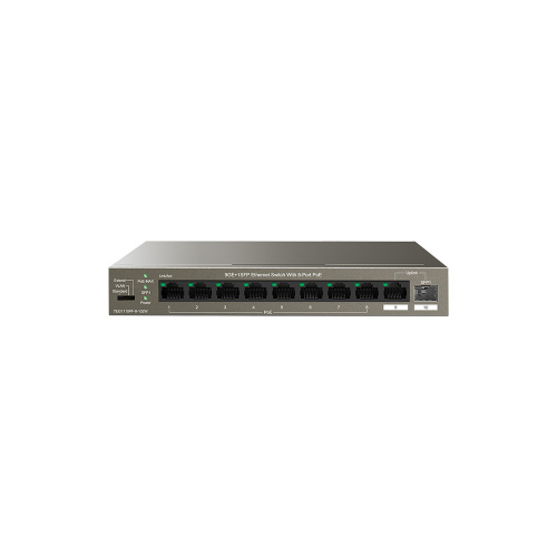Коммутатор Ethernet TENDA TEG1110PF-8-102W 9GE+1SFP с 8-портовым PoE (1/10) фото 3