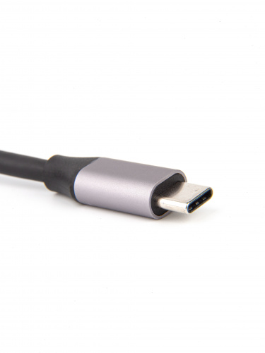 USB-концентратор USB3.1 Type-CM-->HDMI +VGA+3XUSB +PD charging+TF+AUDIO,Aluminum Shell, VCOM <CU425> (1/100) (CU425M) фото 2