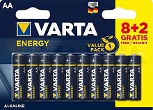Элемент питания VARTA  LR6 ENERGY (8+2 бл) (10/200)