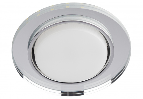 Светильник ЭРА встраиваемый с LED подсветкой DK LD51 MR GX53 зеркальный (1/50) (Б0057467) фото 2