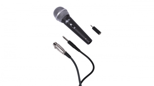 Микрофон вокальный проводной RITMIX RDM-150 (Black), динамический, однонаправленный, 50 Гц - 10 кГц, Jack 6.3 мм, пластик, черный (1/24) (15119636) фото 4