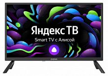 Телевизор LED Digma 24" DM-LED24SBB31 Яндекс.ТВ черный HD 60Hz DVB-T DVB-T2 DVB-C DVB-S DVB-S2 WiFi Smart TV