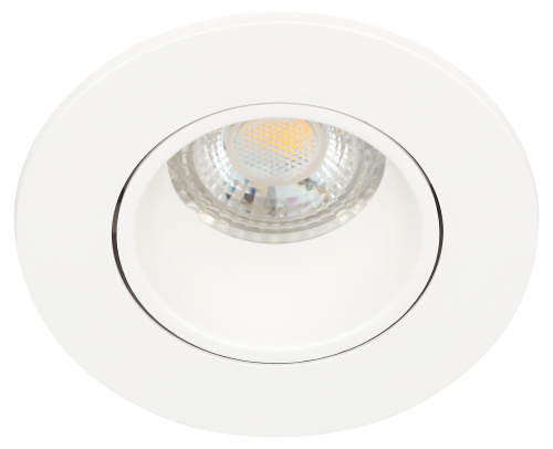 Светильник ЭРА встраиваемый декоративный пластиковый KL90 WH MR16/GU5.3 белый (1/100) (Б0054369)