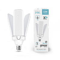 Лампа светодиодная GAUSS Basic 22W 2100lm 4000K E27 Клевер-3 1/20 (11732222)